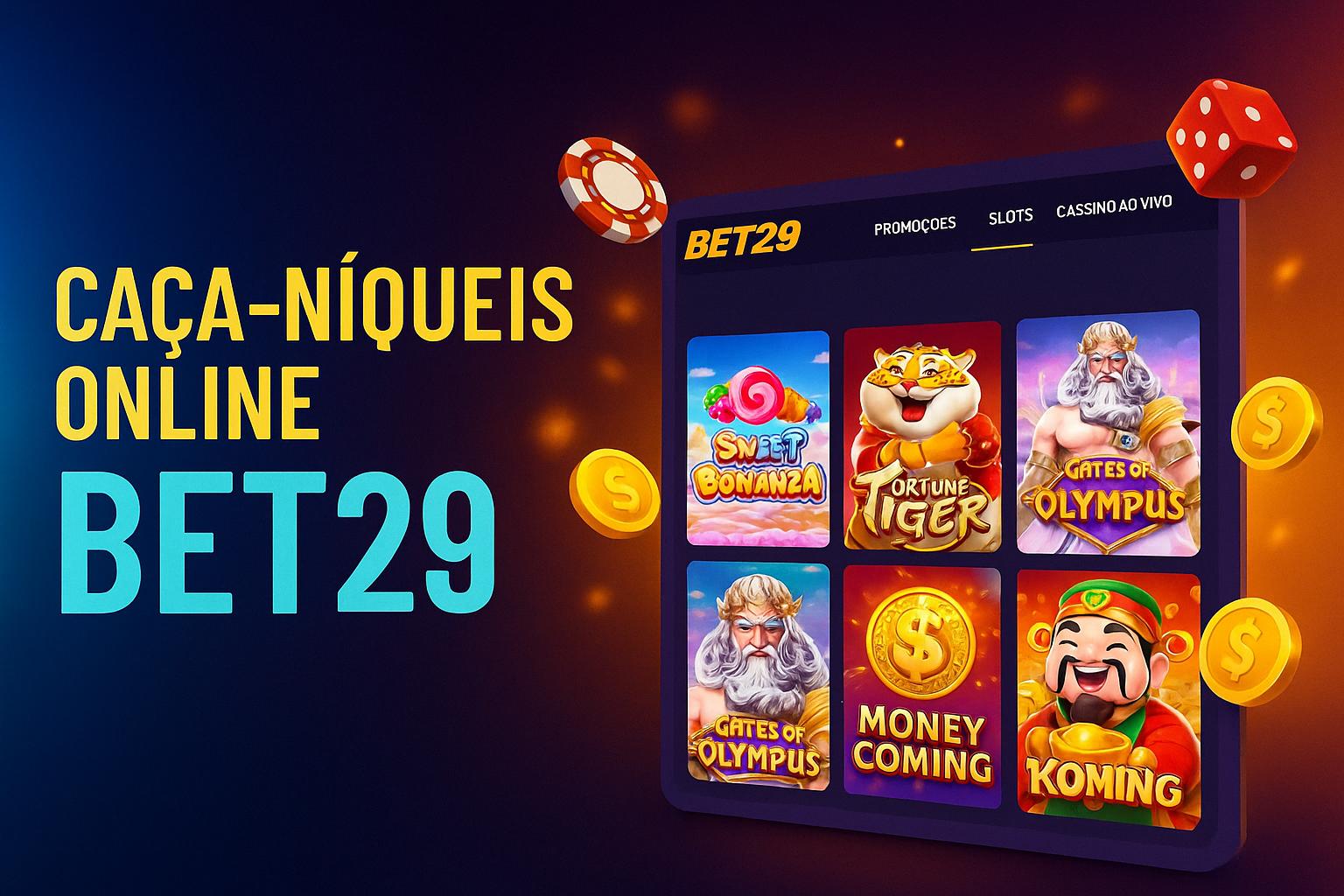 Explore o mundo das slot machines no BET29 Casino